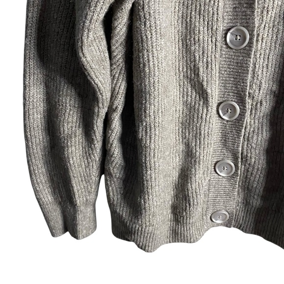 H&M Women's Taupe Button-Down Knit Cardigan - Picture 4 of 7